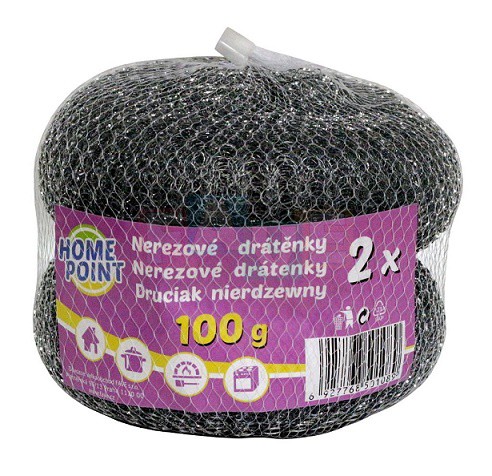 Drátěnka kovová pozink 100g 2ks/110010 | Úklidové a ochranné pomůcky - Drátěnky, houby a houbičky Drátěnka kovová pozink 100g 2ks/110010 | Úklidové a ochranné pomůcky - Drátěnky, houby a houbičky